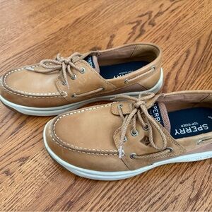 Sperry Men's Brown Leather Boat Shoes